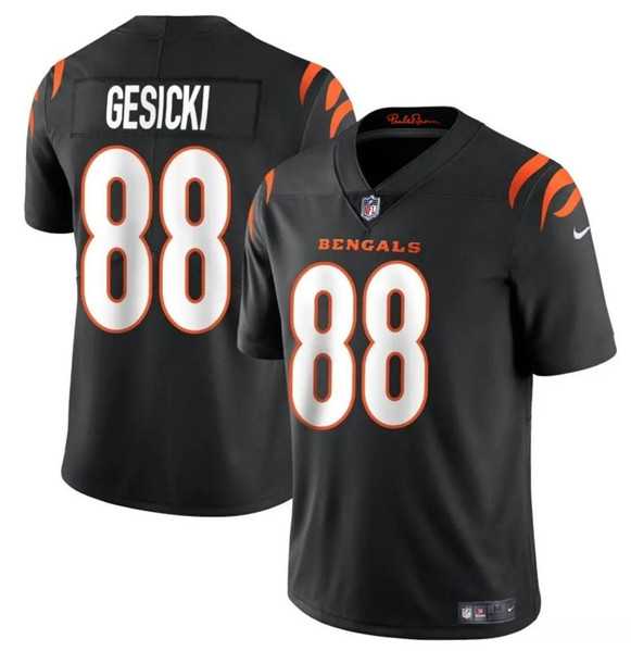 Men & Women & Youth Cincinnati Bengals #88 Mike Gesicki Black Vapor Untouchable Limited Stitched Jersey